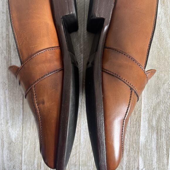 Allen Edmonds Westchester 9 E Dress Shoes Walnut USA Leather Brown main image 4